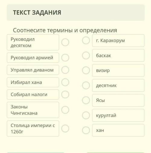 Соотнесите термины и определение ​