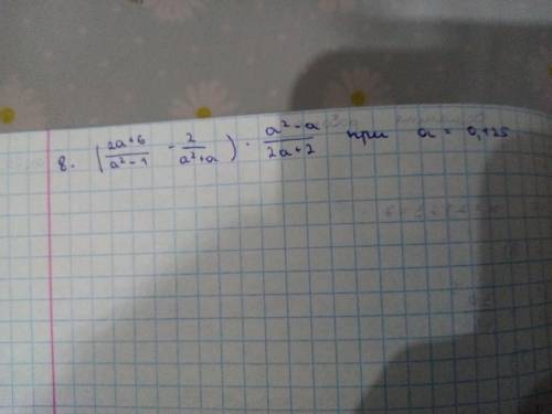 Знайдіть значення виразу при тому що а=0,125