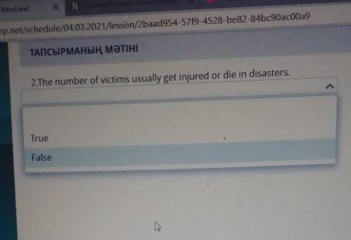 2. The number of victims usually get injured or die in disasters.​