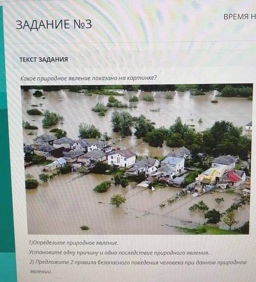 ТЕКСТ ЗАДАНИЯ Какое природное явление показано на картинке?анан1)Определите природное явление.Устано