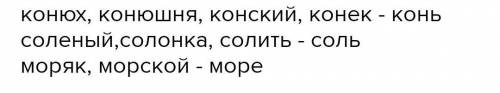 Собери родственников. Сгруппируй слова в три группы.выдели общую часть.«Собери родственников»Исходны