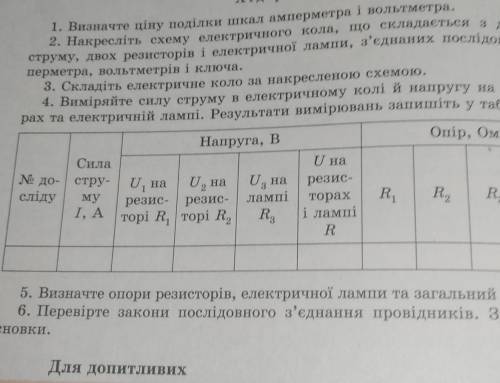 Складіть електричне коло за наклеслиною схемою​