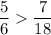 \dfrac{5}{6}\dfrac{7}{18}