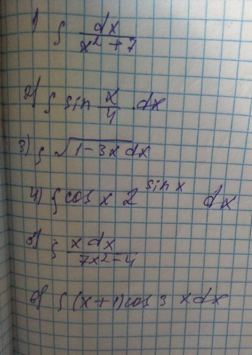 решить неопределенный интеграл​