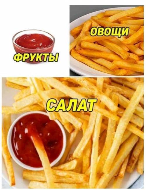 Что нужно убрать из этого,чтобы был салат?​