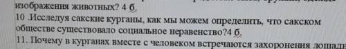 Исследуя сакские курганы, как мы можем определить, что сакском обществе существовало социальное нера