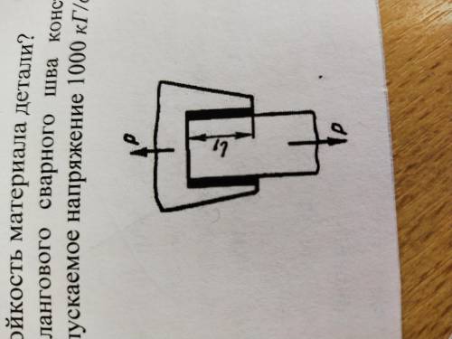 Техническая механика Определить длину участков флангового сварного шва конструкции,воспринимающего н
