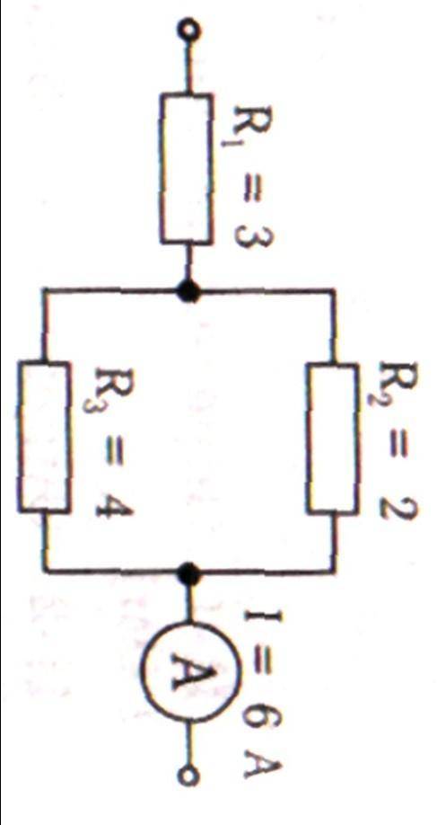 физика Определить общее сопротивление в цепи и распределение напряжений​