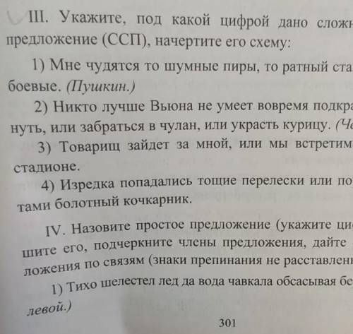 Нужно сделать схемы предложений ​