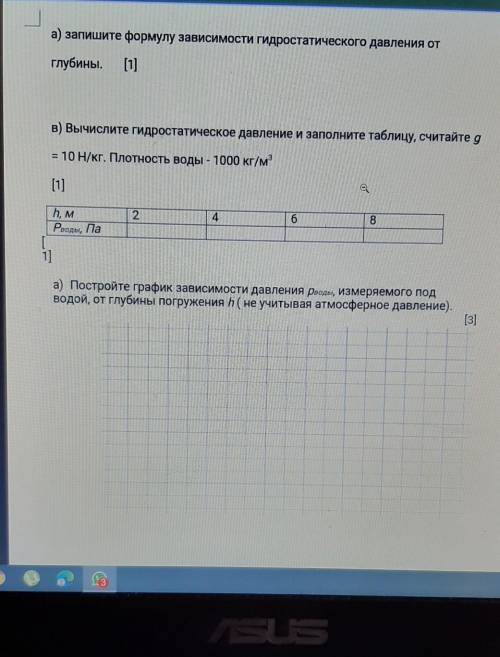 на рисунке можно увидеть демонстрации опыта которая наглядно показывает что давление с глубиной увел