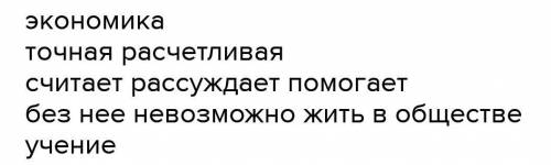 Синквейн на тему экономика семьи и экономный хозяин ​