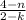 \frac{4-n}{2-k}