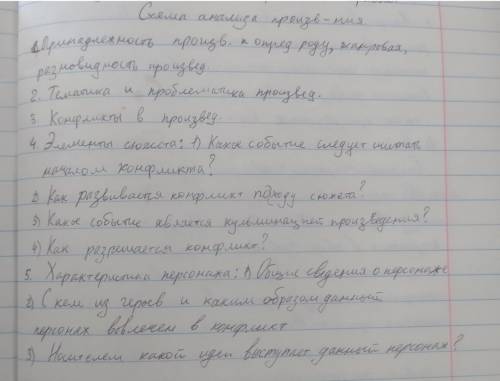 написать анализ произведение Поединок Куприн по схеме (фото прикреплено) ​