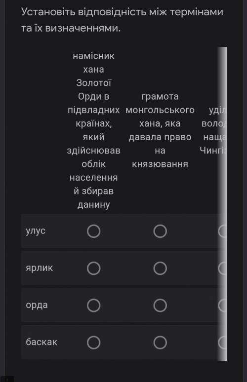 Установіть відповідність між термінамита їх визначеннями​