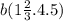 b(1 \frac{2}{3}.4.5)