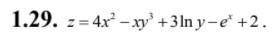 Найти частные производные 1-го и 2-го порядка функции z=f(x,y)