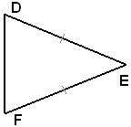 Известно, что ED = FE и ∢ E = 31 °. Рассчитай ∢ F!