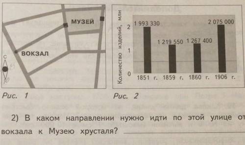 В каком направлении нужно идти по этой улице от вокзала к музею хрусталя? С запада на восток? ​