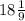 18\frac{1}{9}