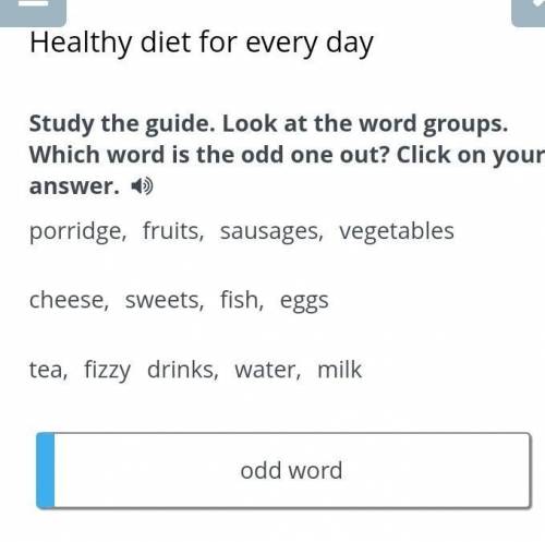 Healthy diet for every day​