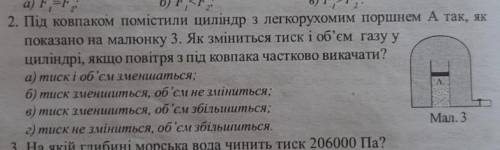 під ковпаком помістили циліндр