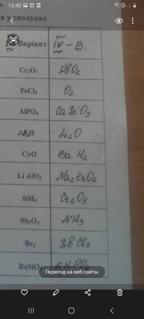 Знайдіть ступінь окиснення 2 стовпчик . Можна ответ , а то раз бали забрали и не ответили.