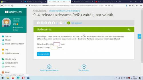 Palīdzat ma lūdzu ar 8 uzdevumu un ar 9 ludzu