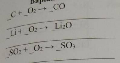 Хімія 7 клас. Перетворіть схеми хімічних реакцій на рівняння, назвіть оксиди