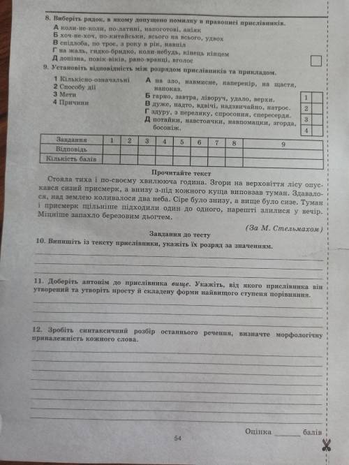 Зделайте 10 ,11 ,12 завдання