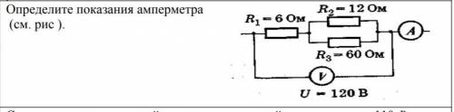 Определите показания амперметра​