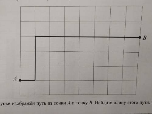 План местности разбит на квадраты. Сторона квадрата равна 10 м. 1) на рисунке изображен путь из точк