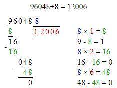 Реши пример столбиком 96048:8​
