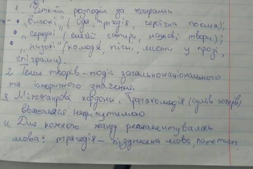 Характерні особливості живопису класицизму​