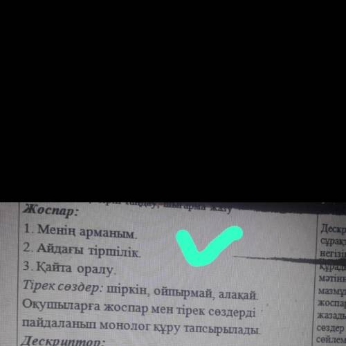 Пожайлуста написать монолог по теме мен ғарышкер боламын по жоспар и тірек сөздер ! Заранее