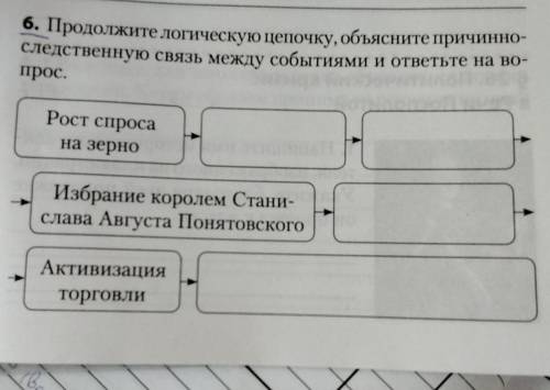 Продолжите логическую цепочку, объясните причинно-следственную связь между событиями и ответьте на в