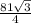 \frac{81 \sqrt{3} }{4}