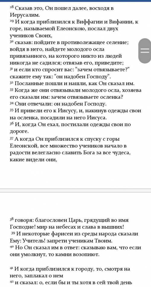 1. Какого Царя ждали и приветствовали люди, земного или Небесного? 2. Почему заплакал Христос?3. Пос