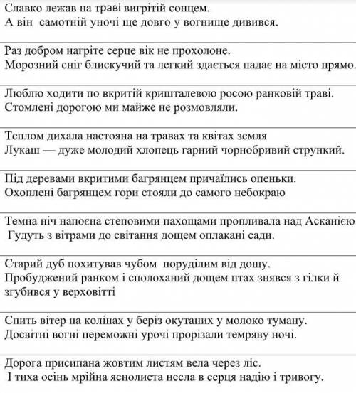 Розставити пропущені розділові знаки, визначити означувані слова, підкреслити в реченнях відокремлен