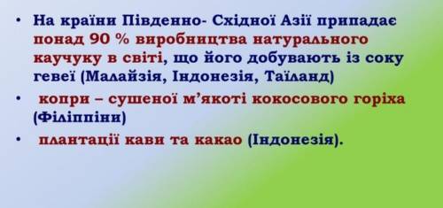 На який регіон Азії припадає понад 90% світового виробництва натурального каучуку?