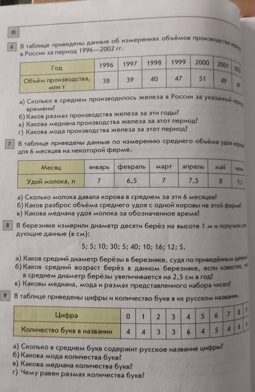 ТОМУ КТО РЕШИТ ВСЕ 5 ЗАДАЧ!с 4 по 9​