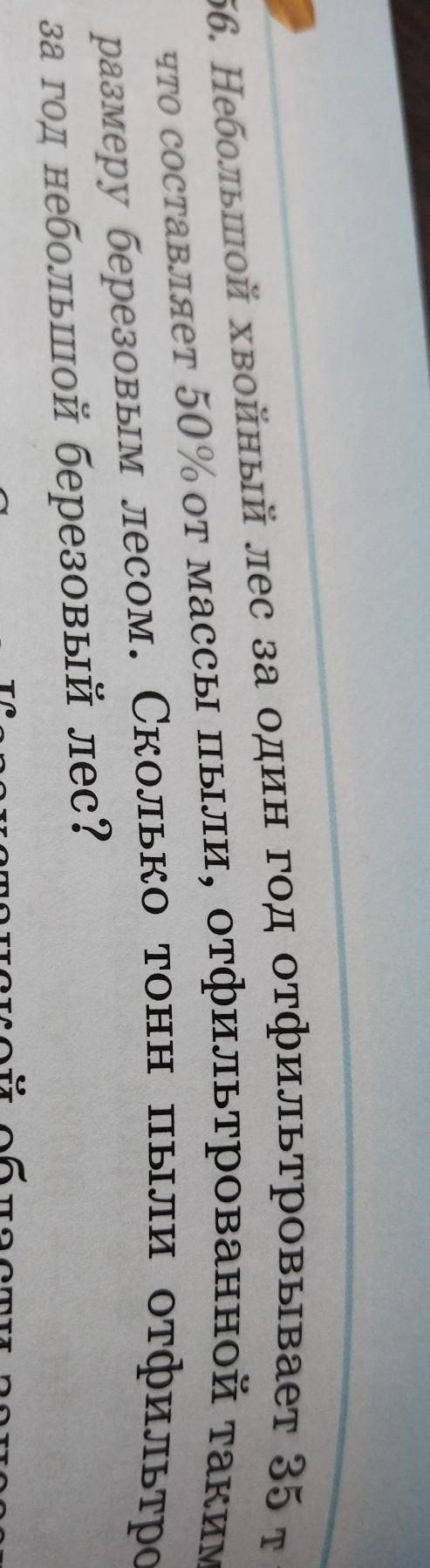 . Небольшой хвойный лес за один год отфильтровывает 35 т пыли, что составляет 50% от массы пыли, отф