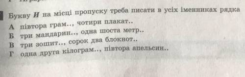 Букву И на місці пропуску треба писати у всіх імениках в рядках​