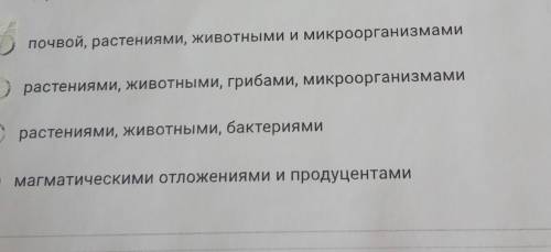 6 класс вопрос: биологический круговорот представляет собой циркуляцию веществ между?​