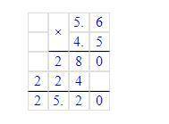 5,6*4, 5 столбиком❤️ 478,345*234,456❤️ столбиком ​