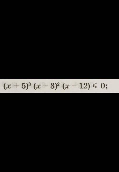 (х+5)^3(х-3)^2(х-12)<0​