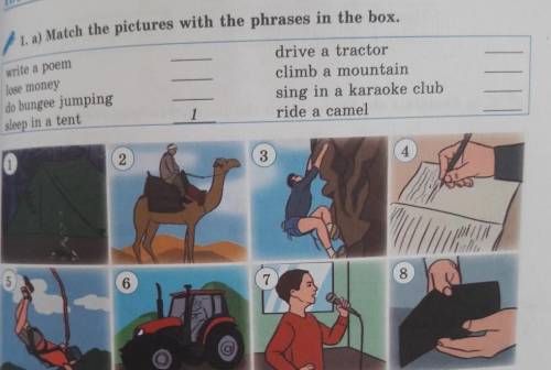 Lessons 147-148 15C Life experiences1. a) Match the pictures with the phrases in the box.write a poe