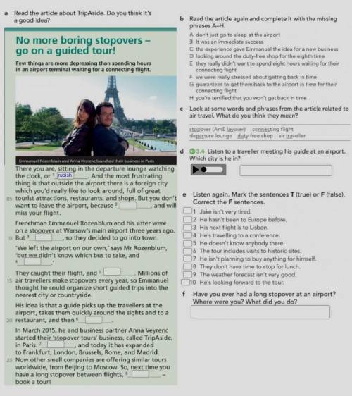 EF Pre-Intermediate 3A ListeningBritish press about TripAdvisor