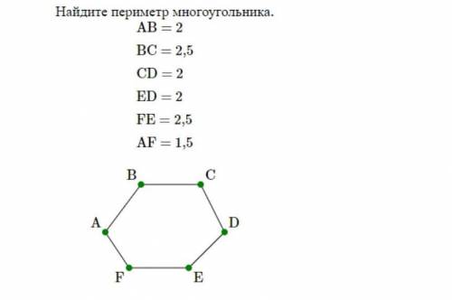 Найди периметр многоугольника МНЕ ​