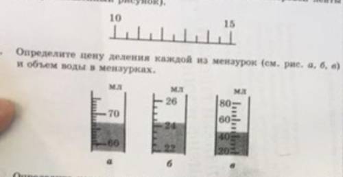 найти объем воды мензурки. знаю,что должно быть 67 мл. но как найти не знаю. ​