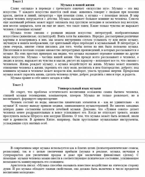 Задание 1.Определите цель текстов. Задание 2. Определите целевую аудиторию текстов. Задание 3. Опред